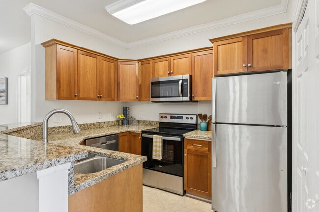 2BR, 2BA - 1,230SF - Kitchen - Jefferson Ridge