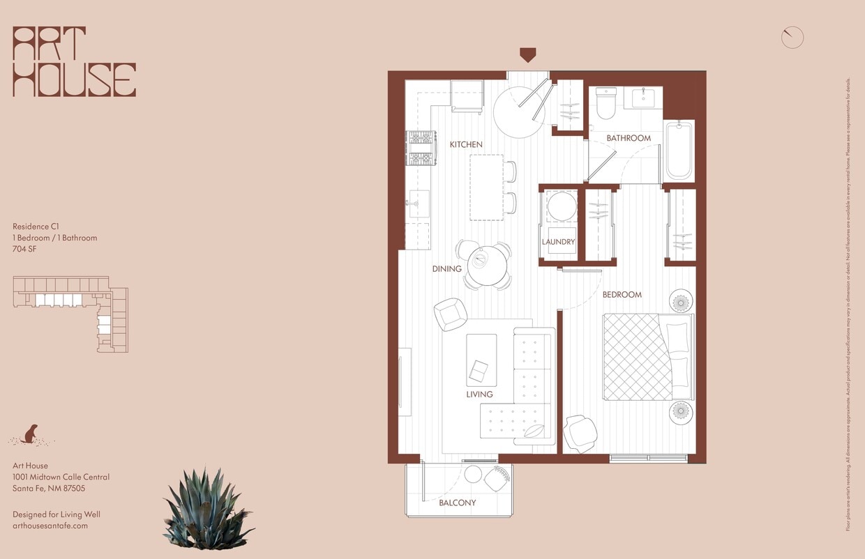 Floorplan - ArtHouse Apartments