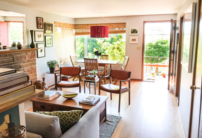 Open living/dining room with view - 4326 3rd Ave NW