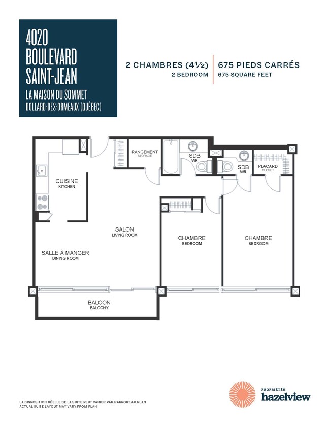 Floorplan - La Maison du Sommet