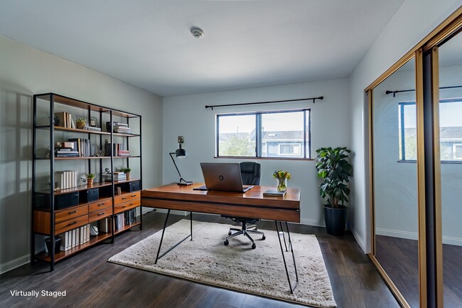 Home Office Virtually Staged - 2309 Marshallfield Ln