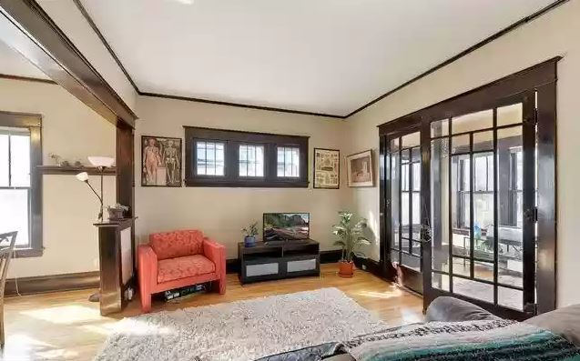 Living room and porch - 3951 42nd Ave S