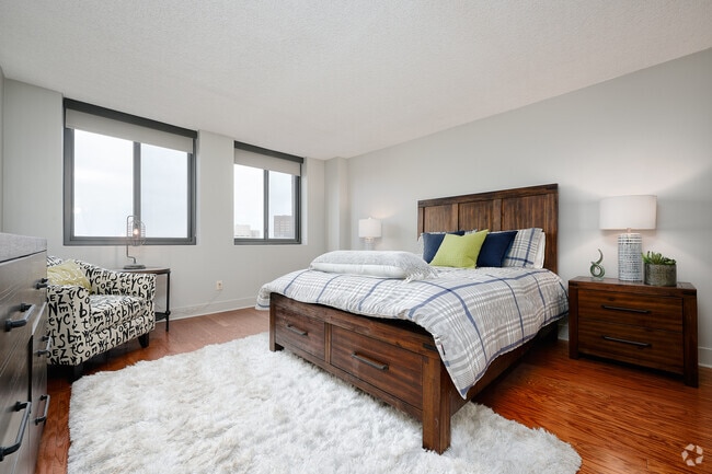 1 BR, 1 BA - 871 SF BEDROOM - Symphony Place