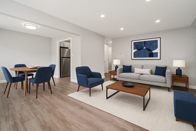 Garden Living room - Haledon Estates Apartments