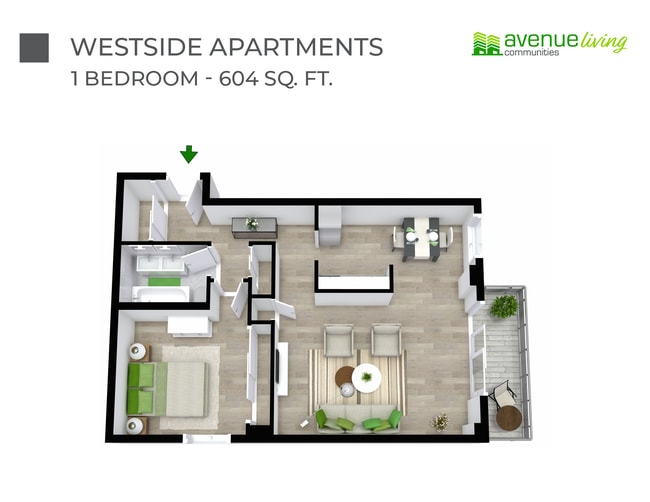 Floorplan - Westside Apartments