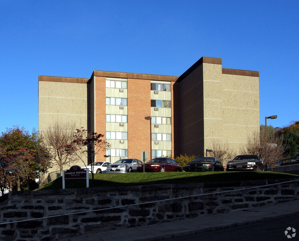 View from the southwest - Lansford Mid-Rise