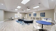 Embrace a world of potential in this stunning 840 square foot open-concept space. Flooded with natural light from expansive windows and skylights, this property invites creativity and inspiration at every turn. The sleek, contemporary design features premium light wood flooring that flows seamlessly throughout, creating a sense of warmth and continuity.

At the heart of the space, a striking blue and white area rug anchors an innovative seating arrangement, perfect for collaborative work or casual gatherings. The modular furniture adapts effortlessly to your needs, embodying the flexibility of modern living. Strategically placed blue accent tables and chairs add pops of color, enhancing the dynamic atmosphere.

The thoughtfully designed kitchenette area offers convenience for quick meals or coffee breaks, while the multiple seating zones cater to various activities – from focused work to relaxed socializing. Eye-catching blue geometric artwork adorns the walls, adding a touch of sophistication and visual interest.

This versatile property is not just a space; it's a canvas for your aspirations. Whether you envision a cutting-edge office, a stylish studio, or an entertainment hub, the possibilities are limitless. Located in the desirable Covington area, this property puts you at the center of a thriving community. Elevate your lifestyle or business with this exceptional space that seamlessly blends form and function.