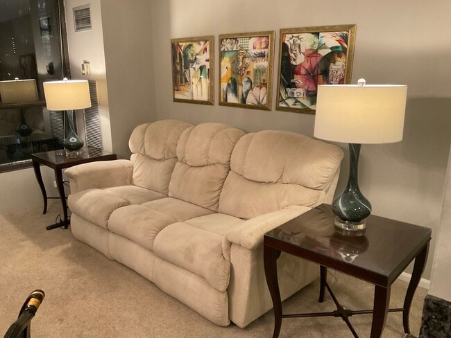 Large sofa and end tables fit comfortably - 405 N Wabash Ave