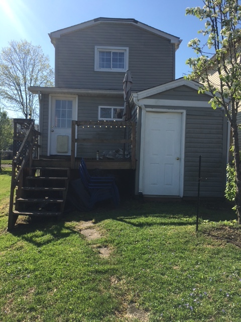 BACK OF HOUSE AND BACK DECK - 233 California Ave