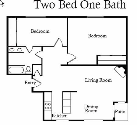 2BR/1BA-Lower Level - Gunn Road Commons