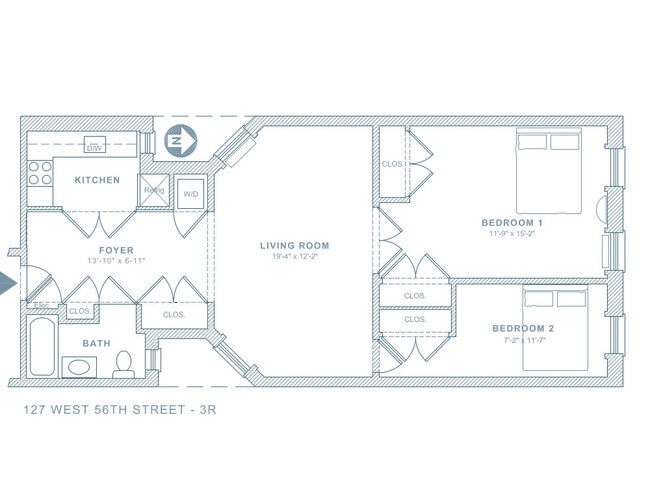 Floorplan - 127 West 56th Street