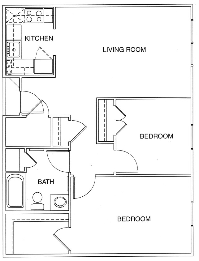 2BR/1BA - The Oaks at Olde Towne- for Seniors 62+