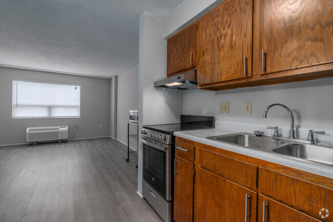 1BR, 1BA - 350 SF Studio - Kitchen - Westgrove Tower Condominiums