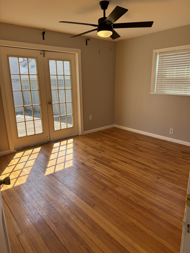 Bedroom 1 with access to deck - 1309 Milwaukee Ave