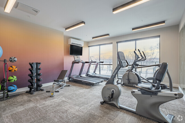 Fitness Center - The Driftless Apartments