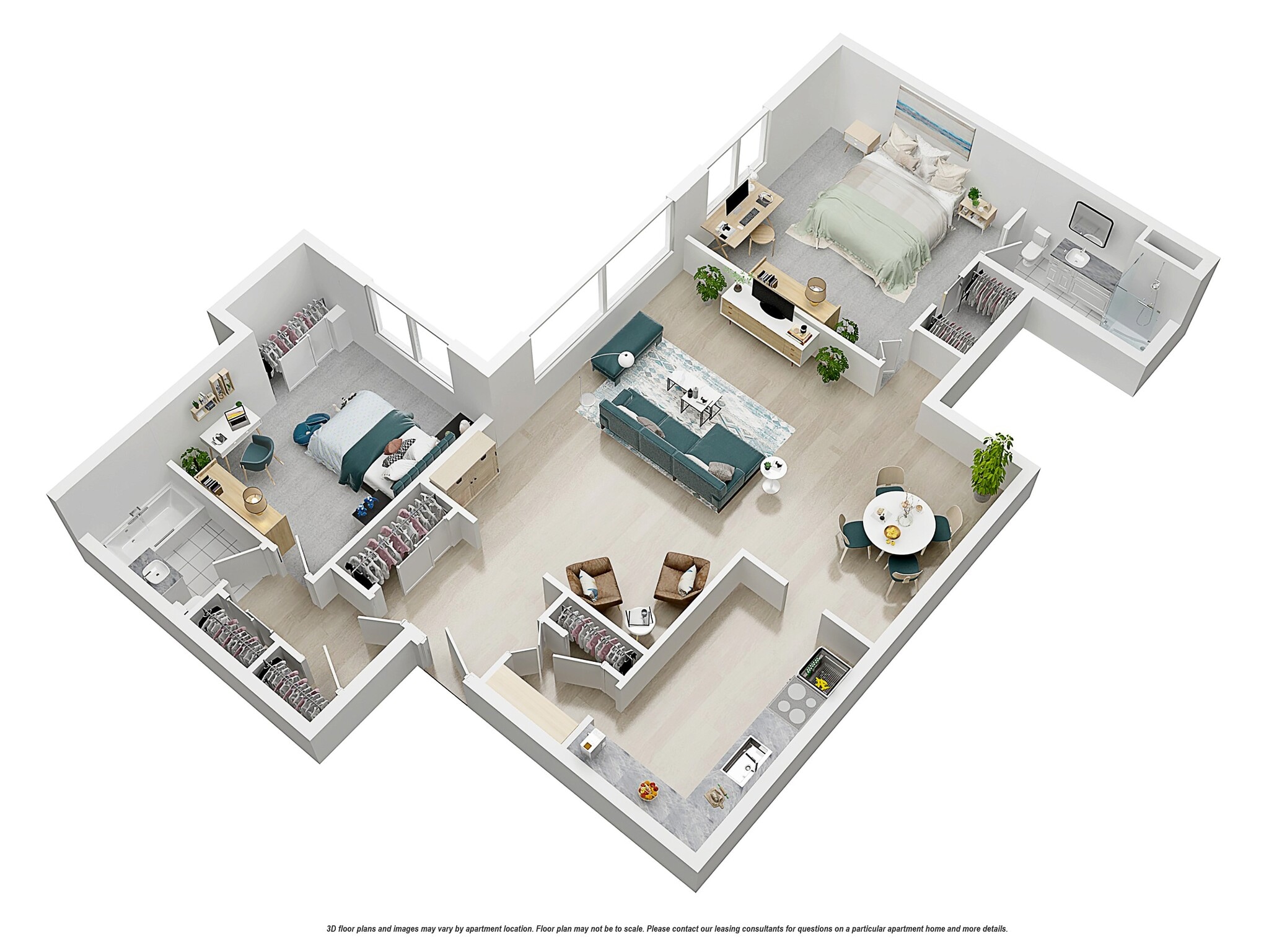 Essex House Apartments – 2 BED 2 BATH
