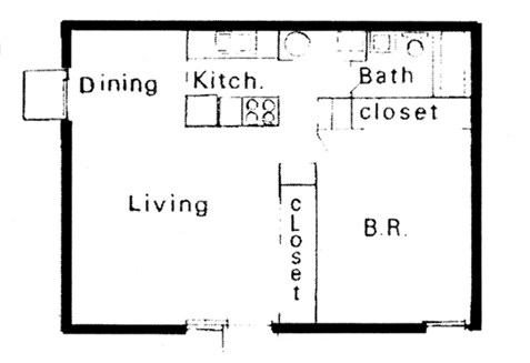 Nye Park Apartments – 1BD/1BH