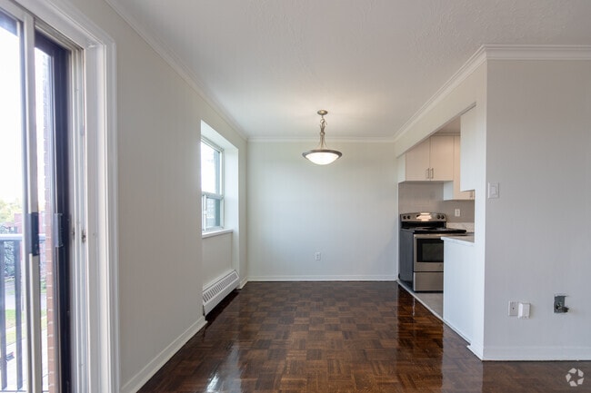 2BR, 1BA - 943SF - Dining Room - Victoria Village Towers