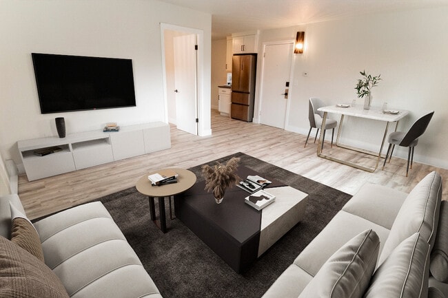 Renovated 1 BR, 1 BA - Living Room - The Verse