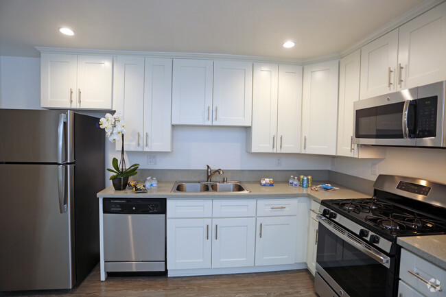 1BR, 1BA-Kitchen - Ariel Court Apts