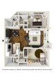 2BR 2BA - Plan A