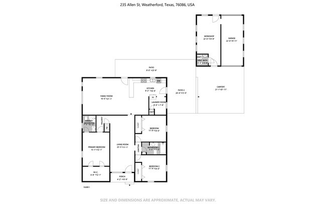 Foto del edificio - Coming Soon! 3 BR/2BA | Newly Renovated Single Family Home | 1-Car Garage Parking | In Weatherford!