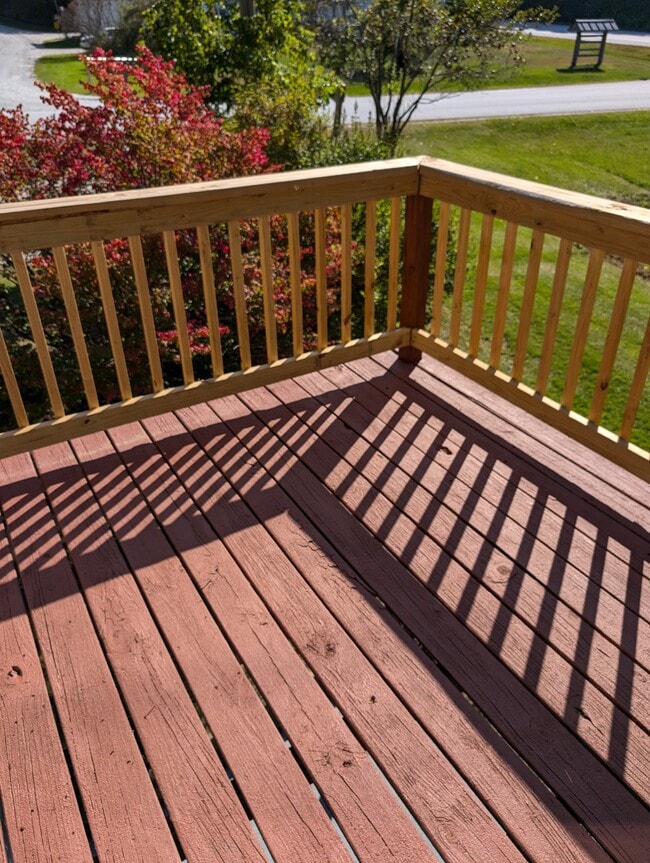 Terraza lateral fuera de la sala de estar del piso principal - 37 Sangamon Rd