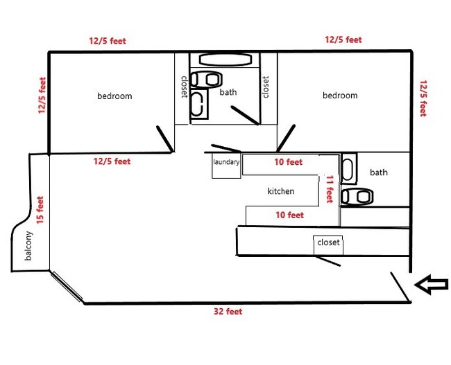 Floor plan - Corinth