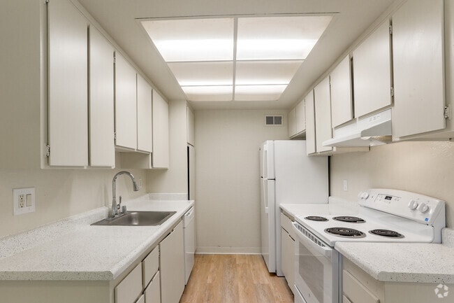 2 habitaciones, 1 baño - 765 pies cuadrados - Cocina - Blossom Oaks Apartments