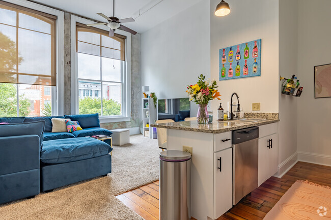 1BR, 1BA - 879SF - Dannenberg Lofts