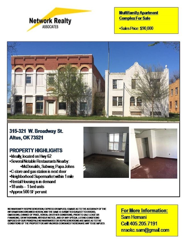 Apartments315 W Broadway St Apartments in Altus, OK