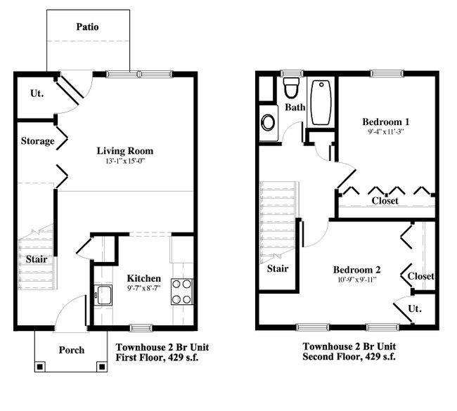 2BR/1BA - Liberty Commons Senior Apartments