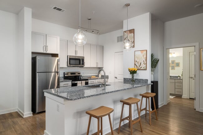 Spacious Kitchen with Granite Countertops - The Leo LoSo