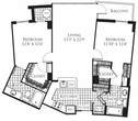 2 Bedroom- 1120