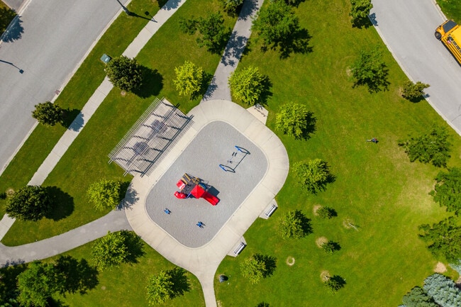 Parks and playgrounds are scattered throughout Stouffville.