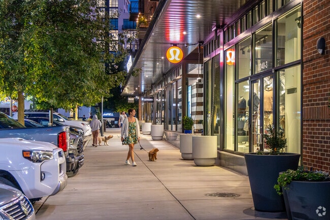 The Atherton Mill in the South End offers a more relaxed, boutique shopping experience.