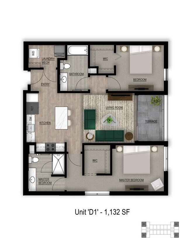 Interior Photo - The Easton Apartments