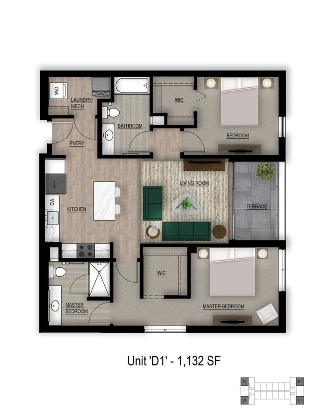 Interior Photo - The Easton Apartments
