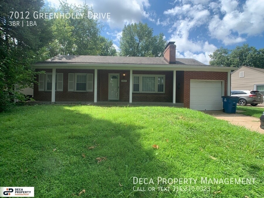 7012 Greenholly Dr, St. Louis, MO 63123 House Rental in St. Louis, MO