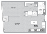 1 Bed 1 Bath-A4.3