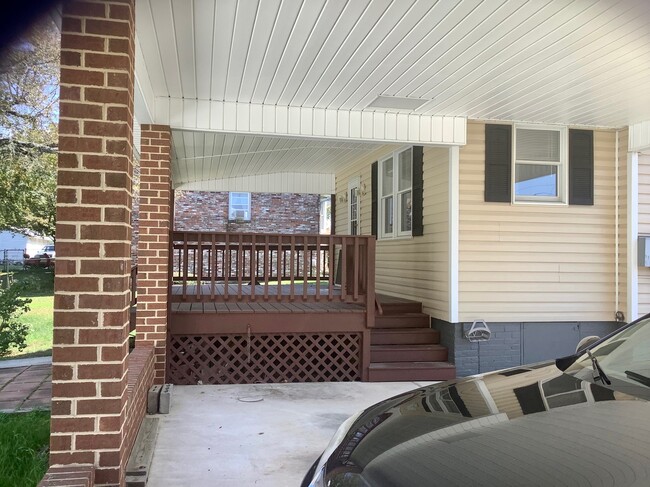 Carport and back porch - 6616 River Rd