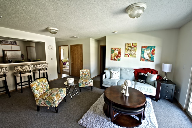 Apartment Interior Living Room - Hillcrest Park Apartments-Student Housing Apartment Interior Living Room - Hillcrest Park Apartments-Student Housing
