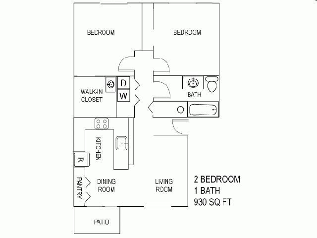 2HAB/1BA - Fairview Oaks Woods