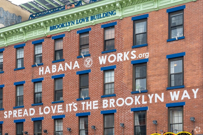The Love building in the Fort Greene community.
