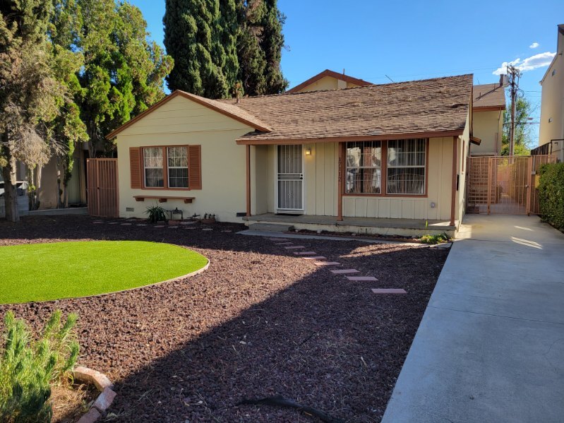 Front of house and Driveway - 17112 Chatsworth St