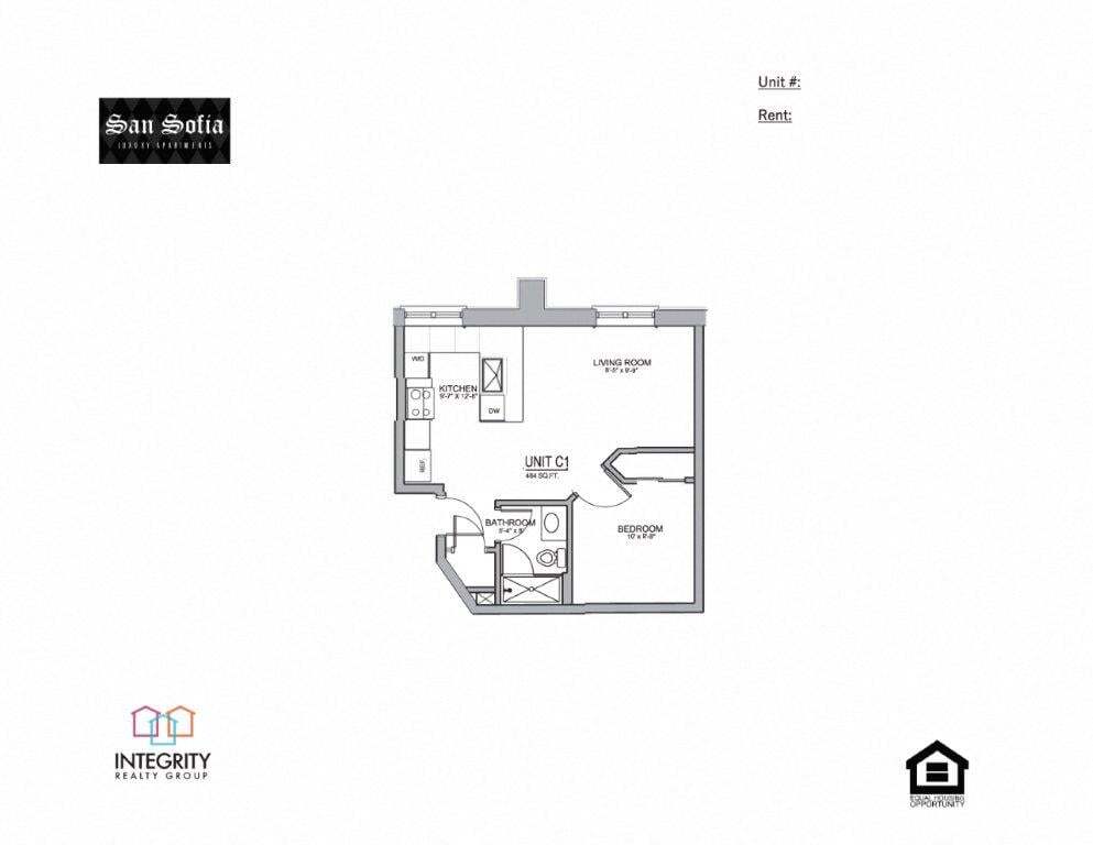 San Sofia Luxury Apartments – 1 Bedroom (C1)