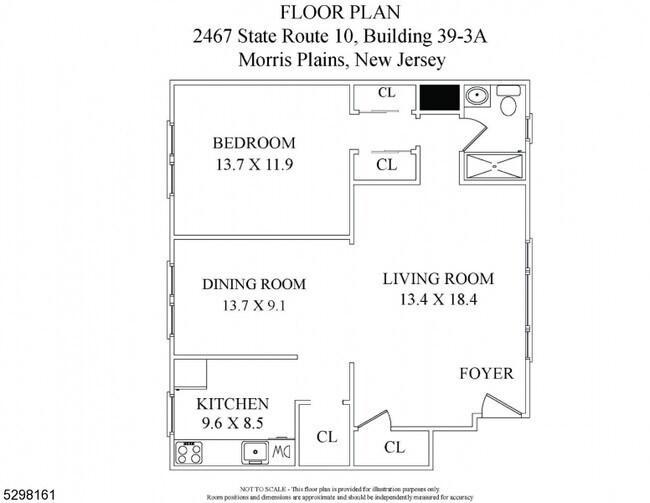 2467Route10 NJ10 Unit 3A, Morris Plains, NJ 07950 Room for Rent in