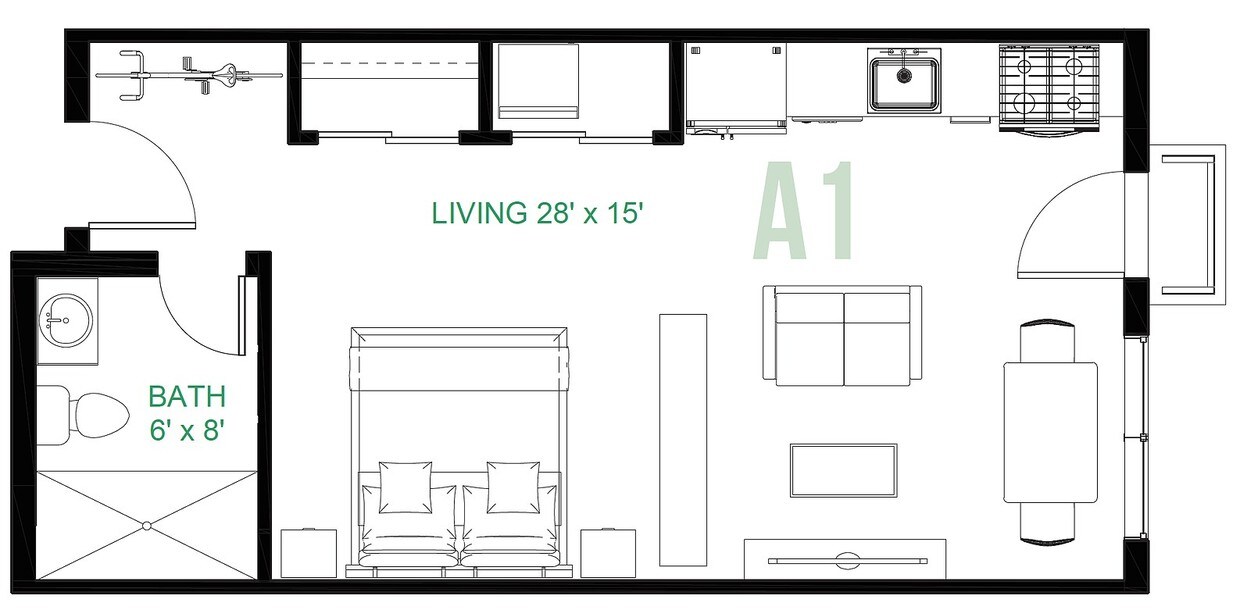 Floor Plan - 1800 E 4th St