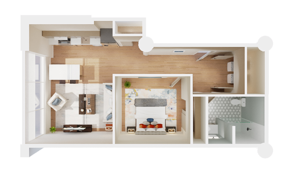 Innovation Landing – 1 Bed 1 Bath F
