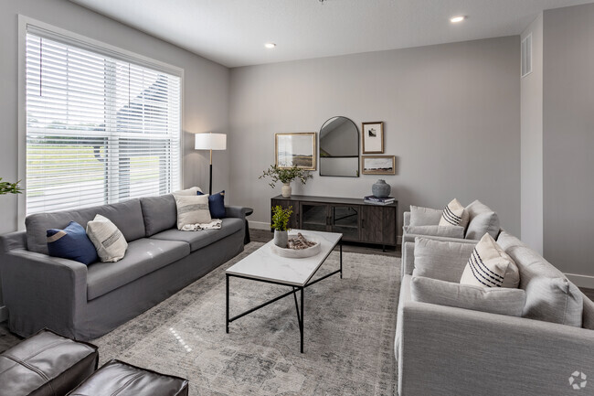 2BR, 2.5BA - 1,438SF - Living Room - Olive Lane Townhomes